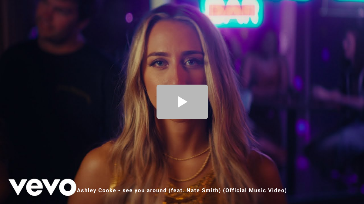 Ashley Cooke - see you around (feat. Nate Smith) (Official Music Video)
